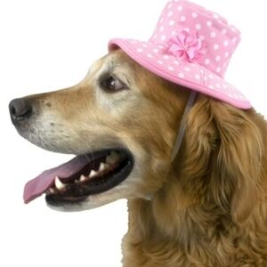 ❤️10/$13 New Pink Polka Dot Dog Hat